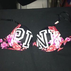Pink bra